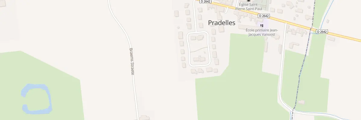 Plan du 58 Rue des Tritons à Pradelles