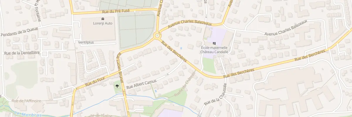 Plan du 21 Rue Albert Camus à Pontault-Combault
