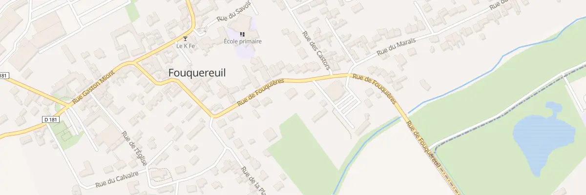 Plan du 32 Rue de Fouquières à Fouquereuil