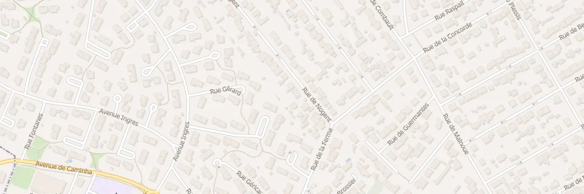 Plan du 13 Rue de Nogent à Pontault-Combault