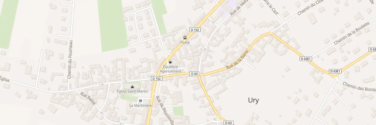 Plan du 7 Rue du Petit Puits à Ury