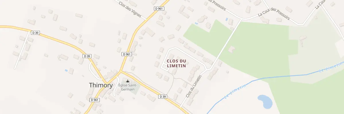 Plan du 26 Lot Le Clos du Limetin à Thimory