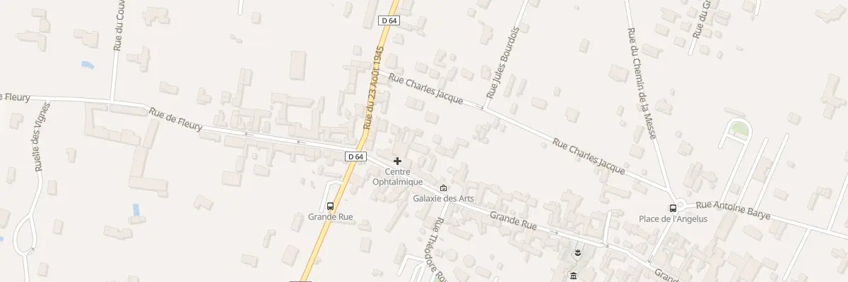 Plan du 94 Grande Rue à Barbizon