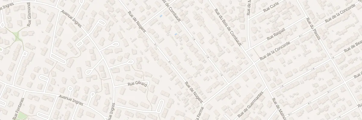 Plan du 18 Rue de Nogent à Pontault-Combault