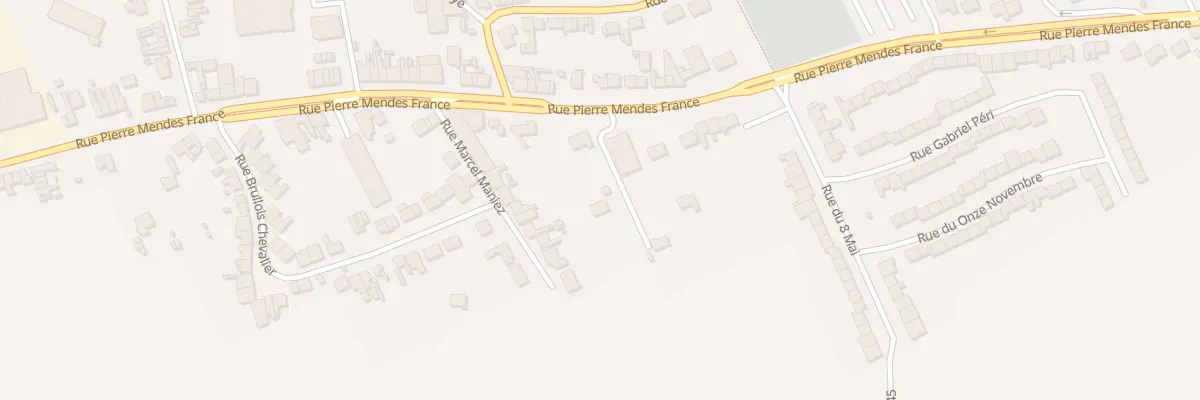 Plan du 120 Rue Pierre Mendes France à Vendin-lès-Béthune