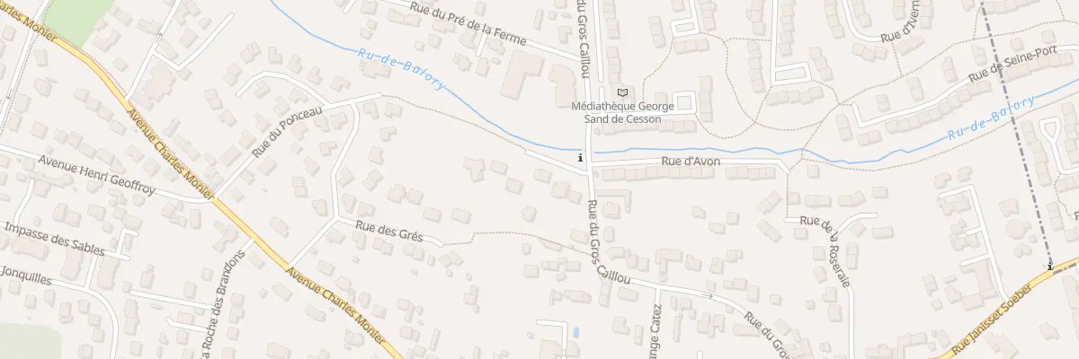 Plan du 3 Rue du Balory à Cesson