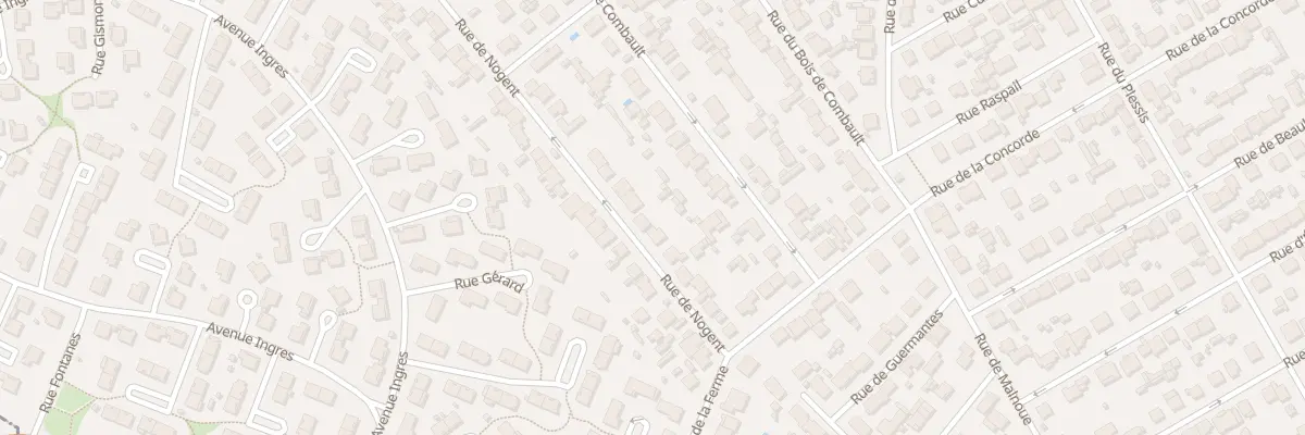 Plan du 16 Rue de Nogent à Pontault-Combault