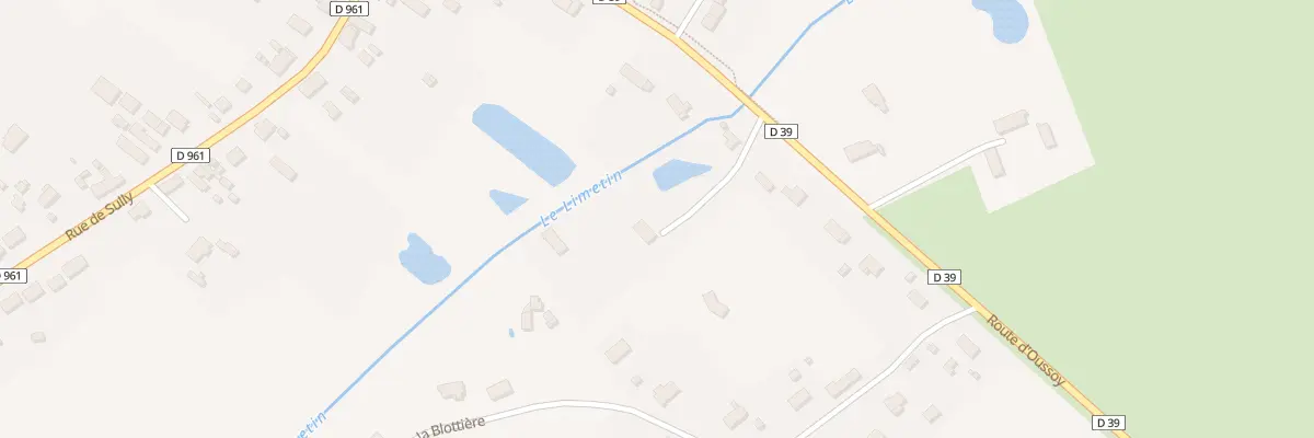 Plan du 30 Rte d’Oussoy à Thimory