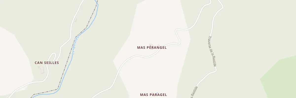 Plan du 39 Mas Perangel à Prunet-et-Belpuig