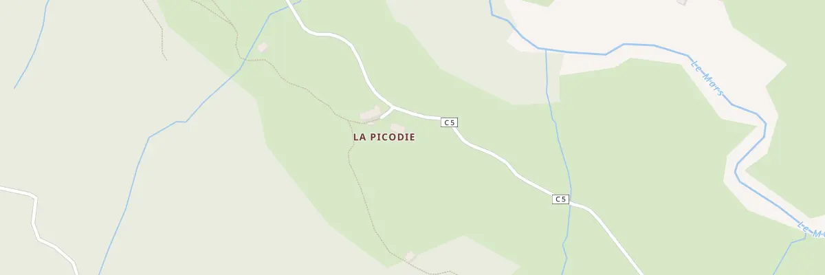 Plan du 5229 La Picodie au Falgoux