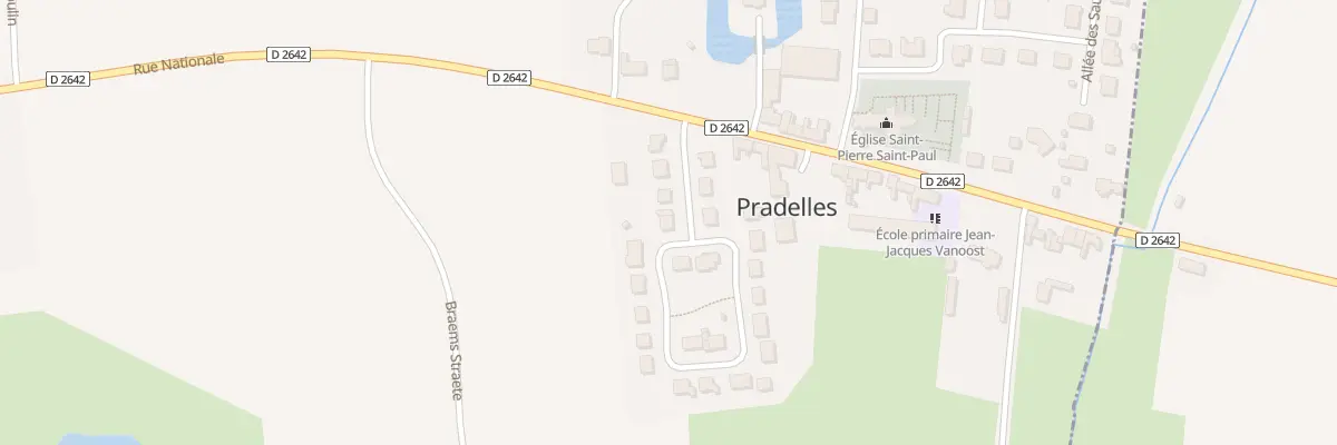 Plan du 54 Rue des Tritons à Pradelles