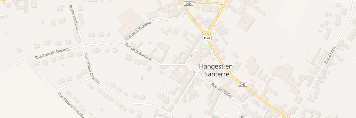 Plan du 2 Rue de la Barrière à Hangest-en-Santerre