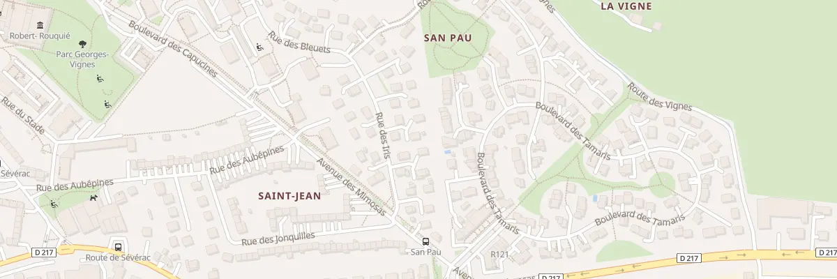 Plan du 20 Rue des Iris à Onet-le-Château