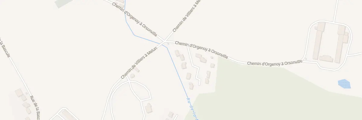 Plan du 2 Pieces d’Obsonville à Villiers-en-Bière