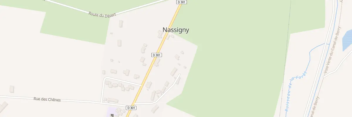 Plan du 14 Rue des Roses à Nassigny