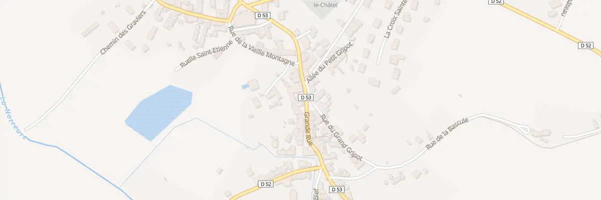 Plan du 5005 Le Bourg à Autry-le-Châtel