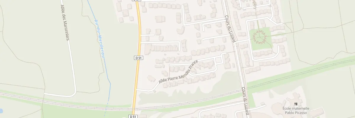 Plan du 15 All Pierre Mendes France à Champs-sur-Marne