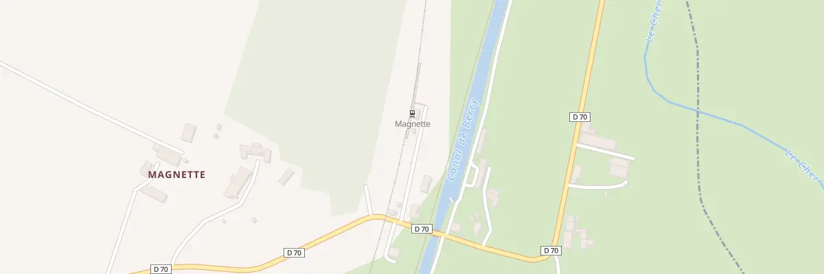 Plan du 5 Magnette à Audes