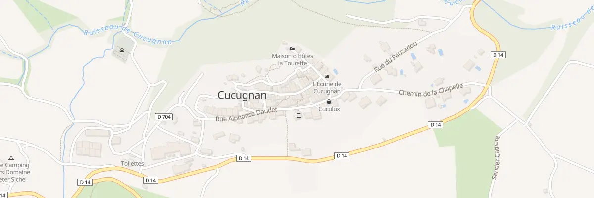 Plan du 3 Pl de la Fontaine à Cucugnan