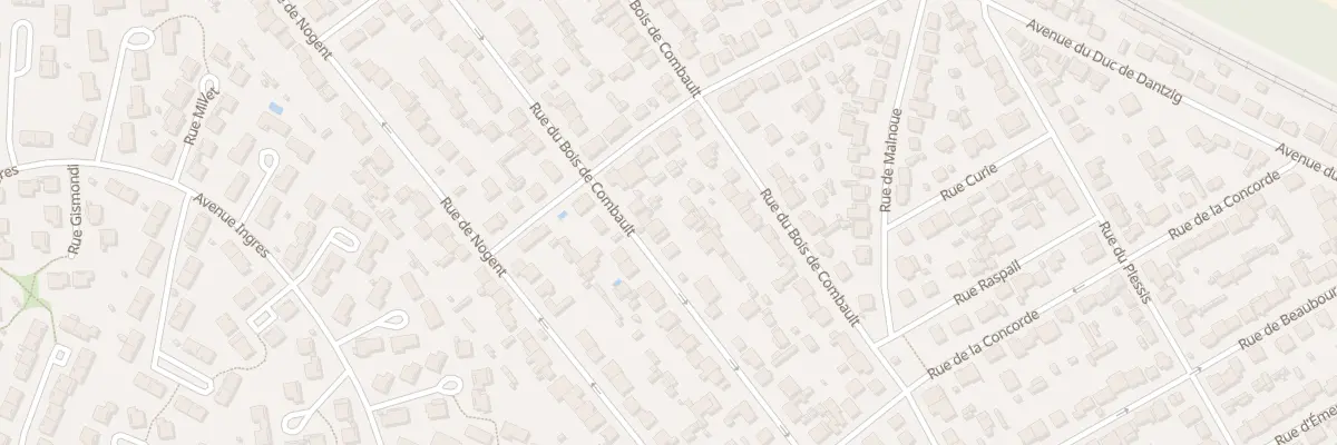 Plan du 34 Rue du Bois Saint-Martin à Pontault-Combault