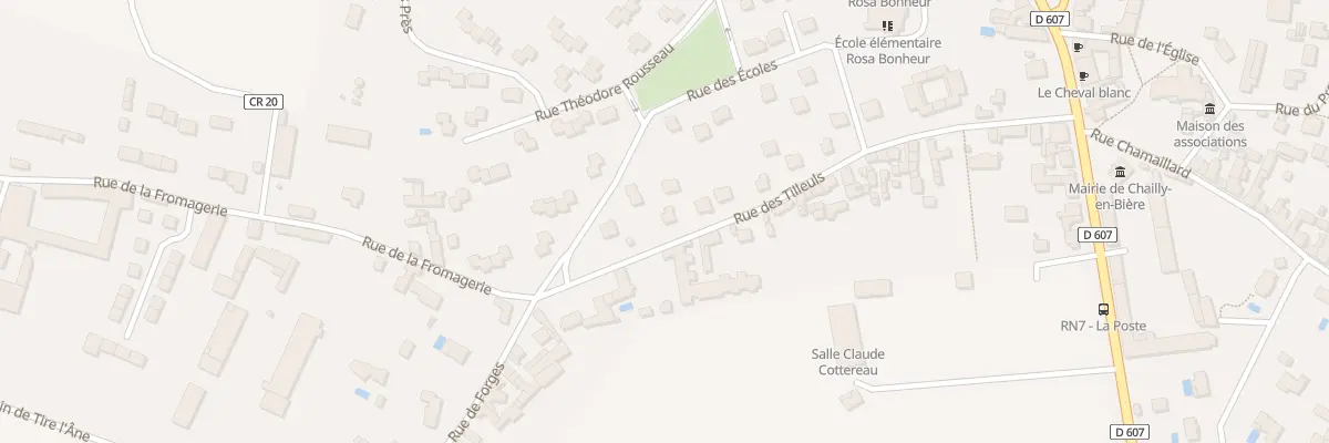 Plan du 26 Rue des Tilleuls à Chailly-en-Bière