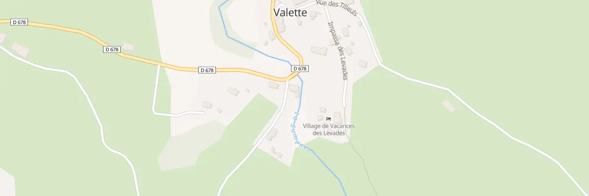 Plan du 5096 Le Bourg à Valette