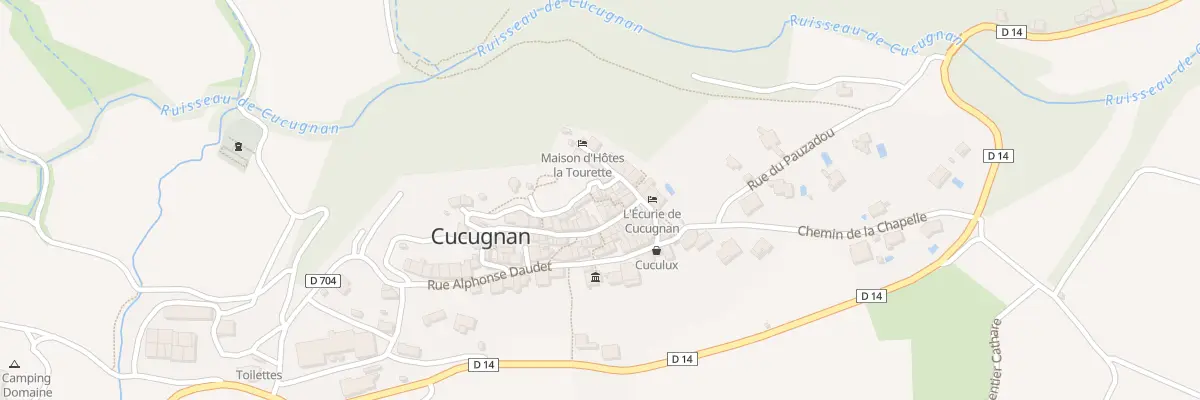 Plan du 12 Rue des Artisans à Cucugnan
