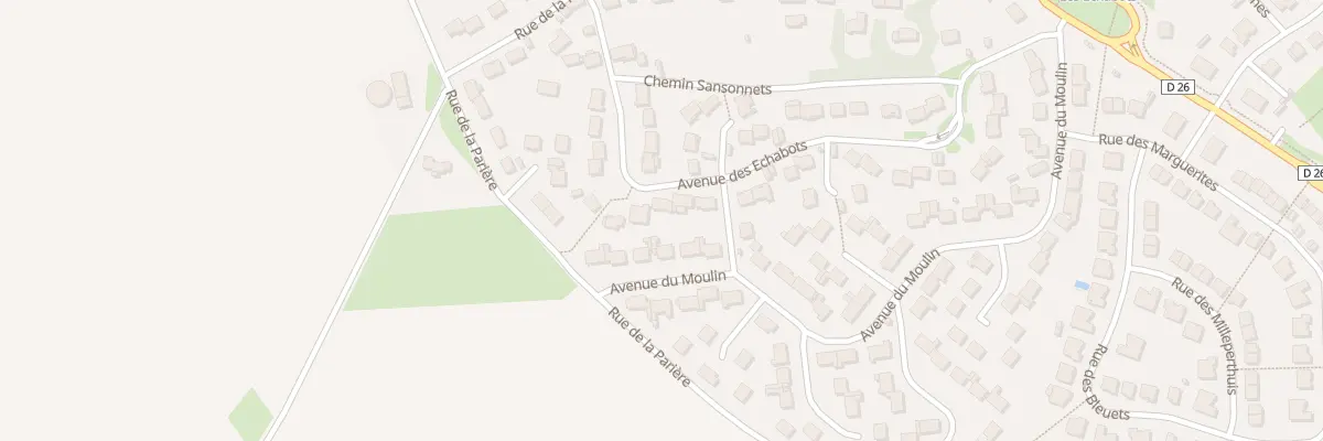 Plan du 33 Av des Echabots à Moussy-le-Neuf