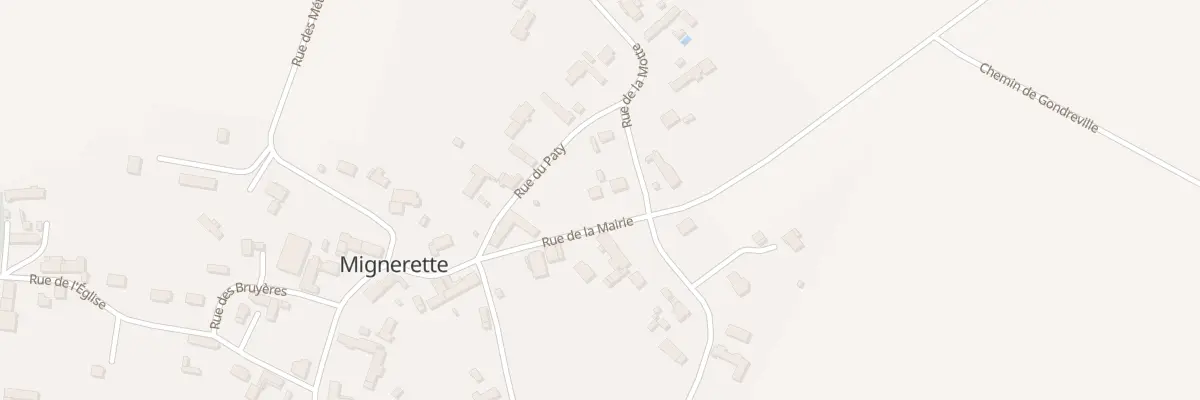 Plan du 15 Rue de la Mairie à Mignerette