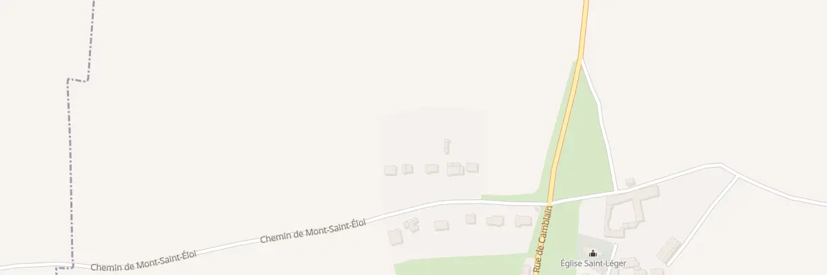 Plan du 12 Rue de Mont St Eloi à Agnières