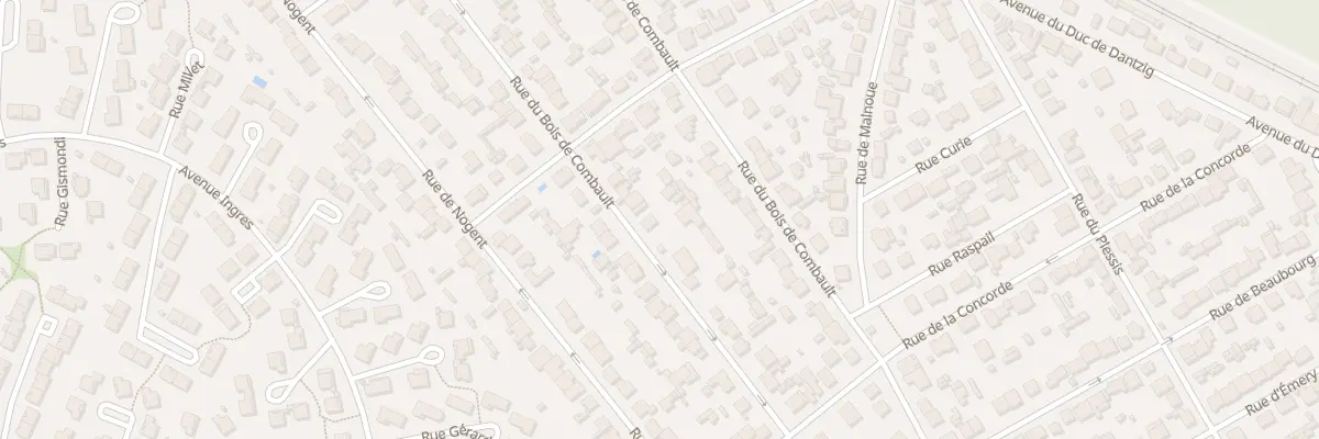 Plan du 30 Rue du Bois Saint-Martin à Pontault-Combault