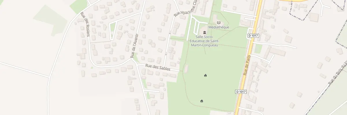 Plan du 20 Rue Hyacinthe Clozier à Saint-Martin-Longueau