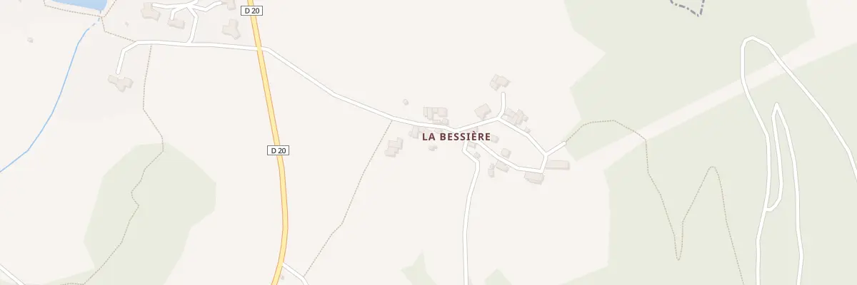 Plan du 4 La Bessiere à Campuac