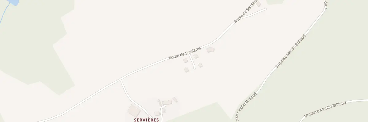 Plan du 9008 Serviere à Saint-Sulpice