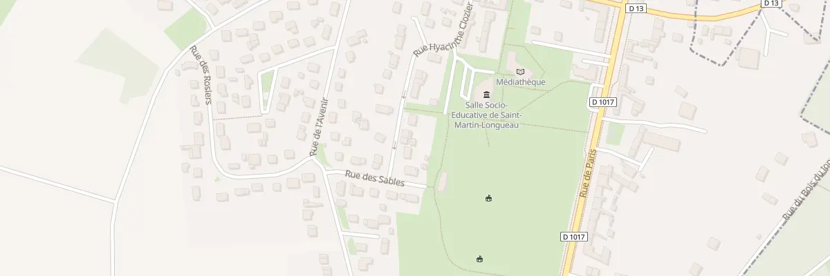 Plan du 18 Rue Hyacinthe Clozier à Saint-Martin-Longueau