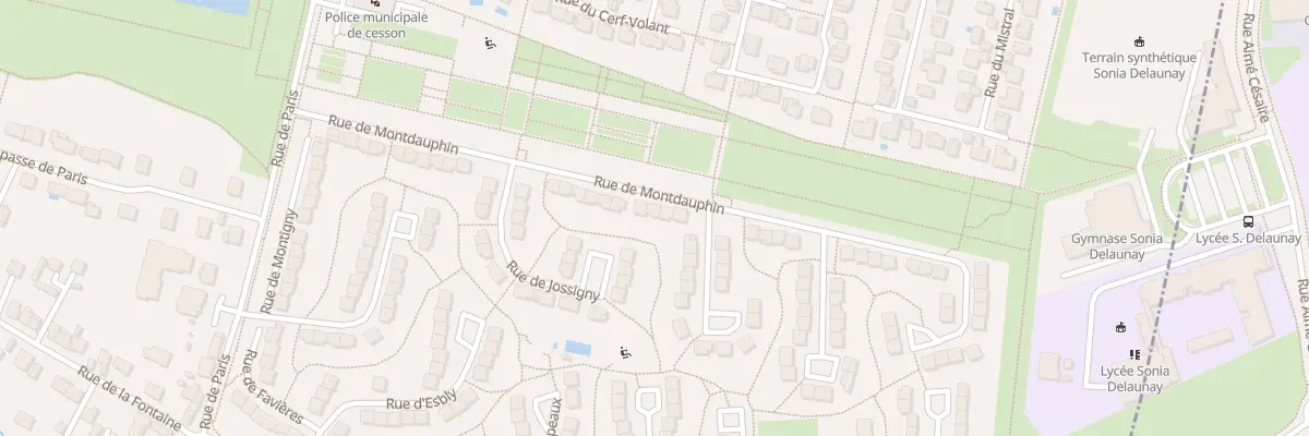 Plan du 29 Rue de Mont Dauphin à Cesson