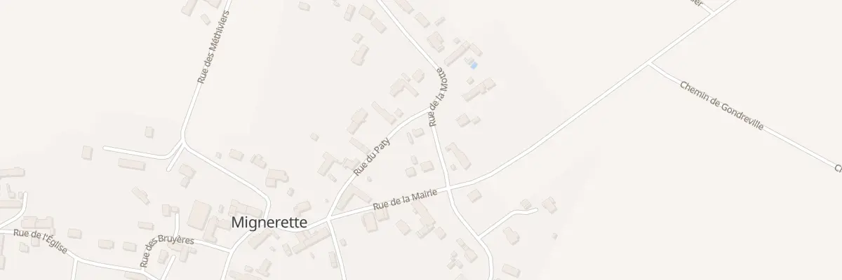Plan du 4 Rue du Paty à Mignerette