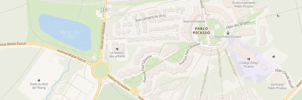 Plan du 36 Av Paul Cézanne à Champs-sur-Marne