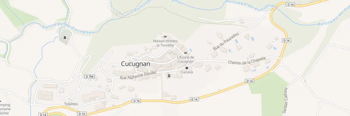 Plan du 6 Rue de l’Auberge à Cucugnan