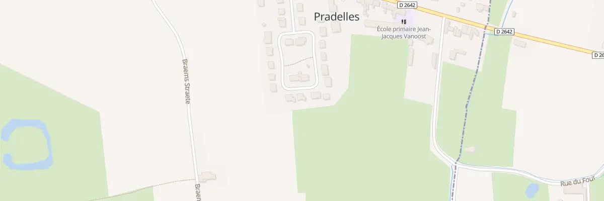 Plan du 61 Rue des Tritons à Pradelles