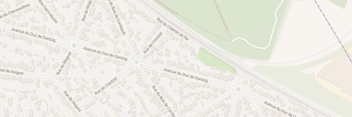 Plan du 162 Av du Duc de Dantzig à Pontault-Combault