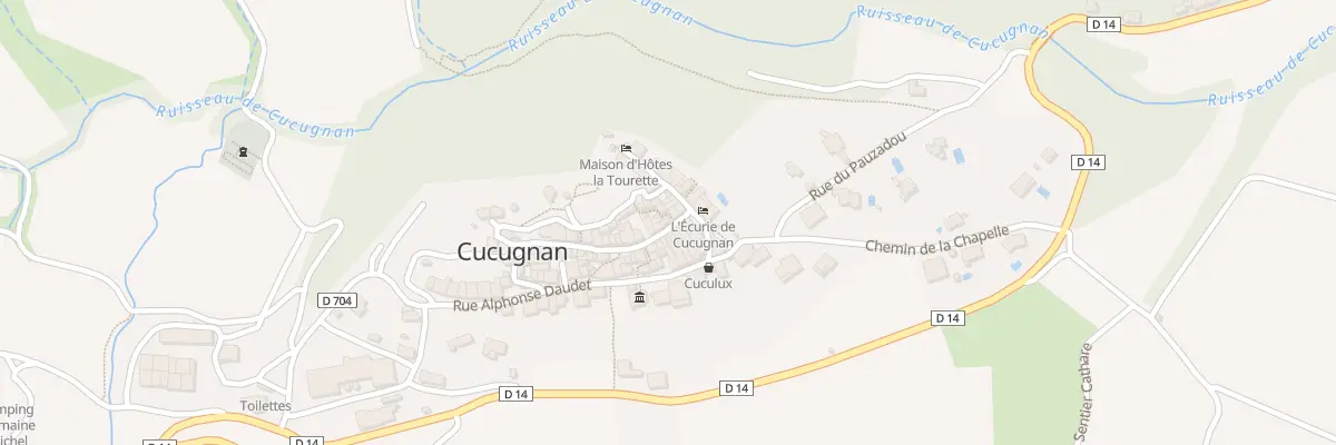 Plan du 1 Rue des Artisans à Cucugnan