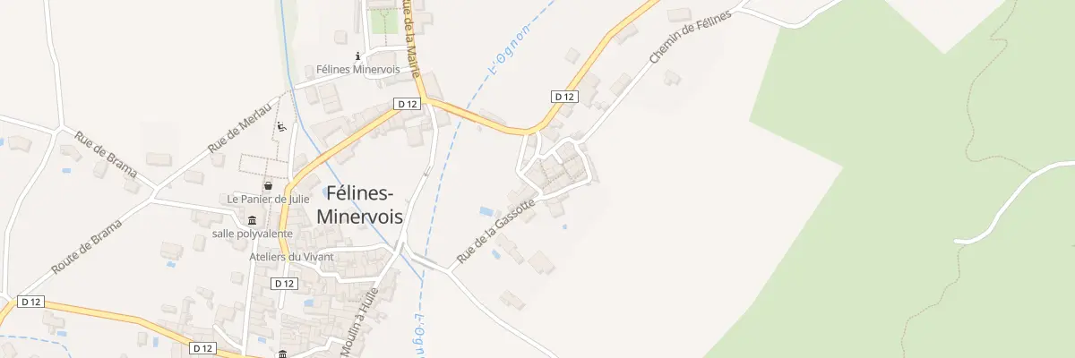 Plan du 5052 Rue de la Sallèle à Félines-Minervois
