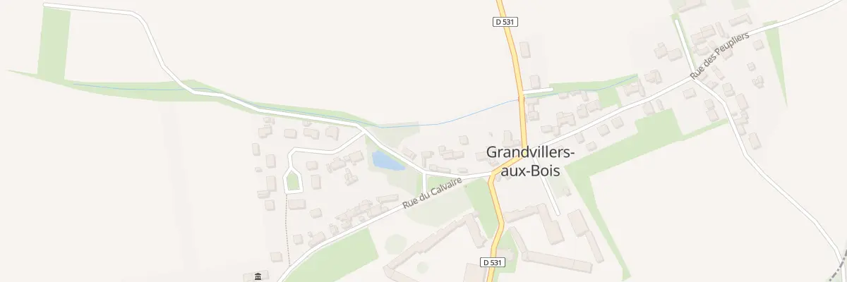 Plan du 5 Rue des Carrières à Grandvillers-aux-Bois