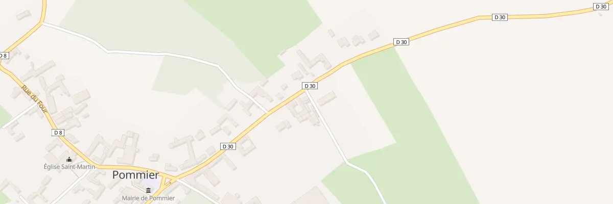 Plan du 12 Rue de Berles à Pommier