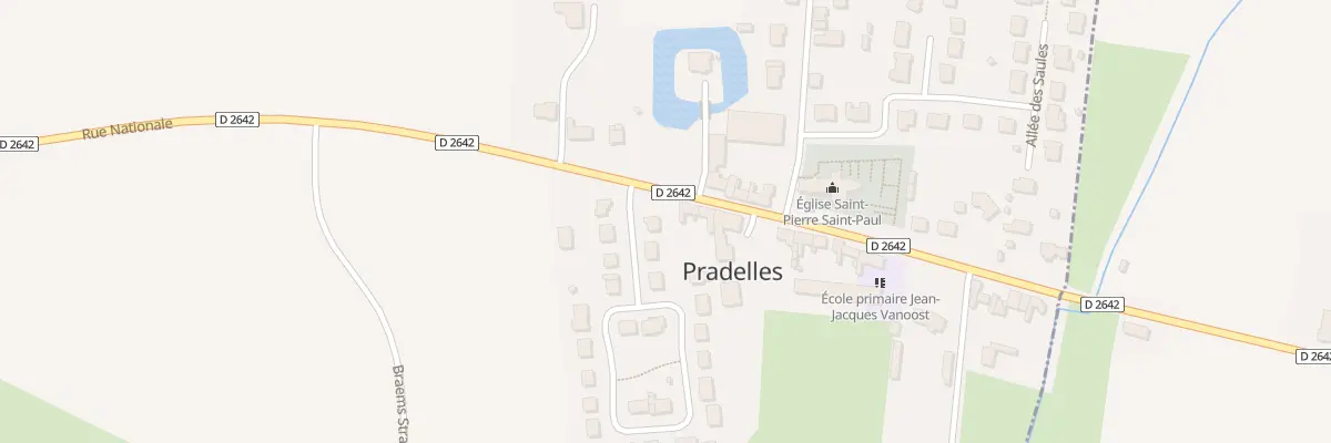 Plan du 76 Rue des Tritons à Pradelles