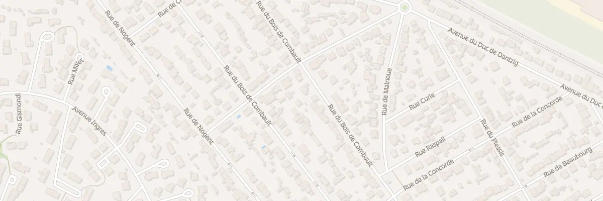 Plan du 33 Rue du Bois de Combault à Pontault-Combault