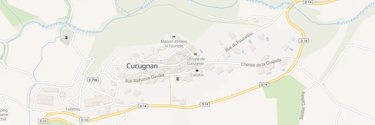 Plan du 7 Rue de l’Auberge à Cucugnan