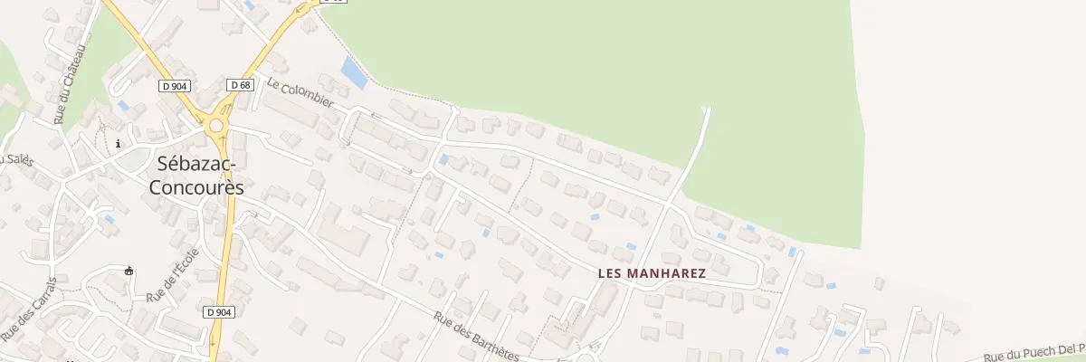 Plan du 20 Lot Les Manharez à Sébazac-Concourès