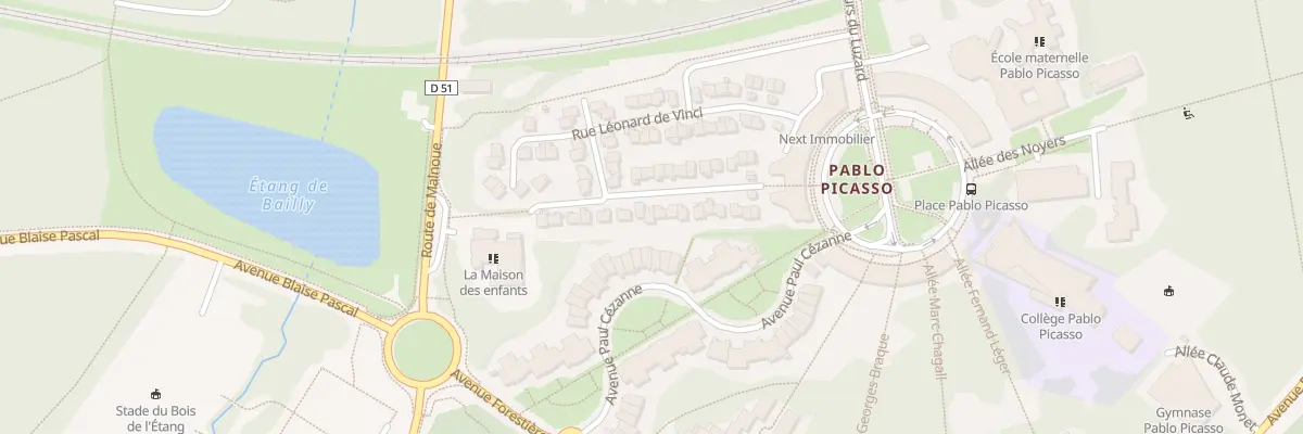 Plan du 20 Mail Vincent Van Gogh à Champs-sur-Marne